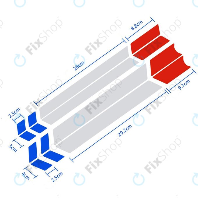Xiaomi Mi Electric Scooter 1S, 2 M365, Essential, Pro, Pro 2 - Reflexne Naljepnice (A)