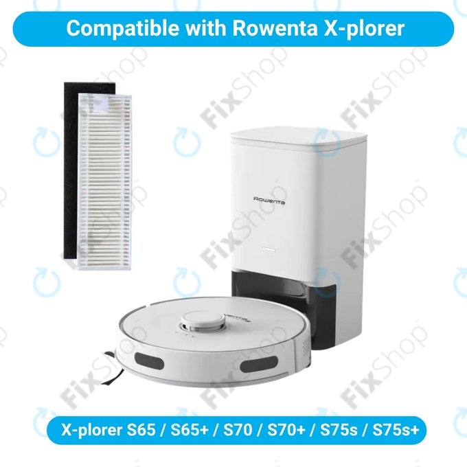 HEPA filter, 2 kom za Rowenta X-plorer S65, S65+, S70, S70+, S75s, S75s+
