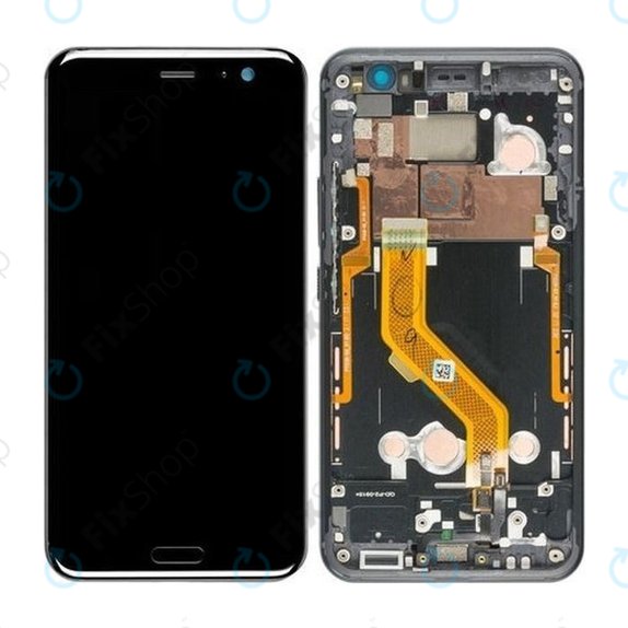 HTC U11 - LCD zaslon + zaslon osjetljiv na dodir + okvir (Black) TFT