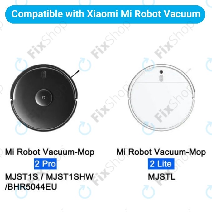 Set rezervnih dijelova za Xiaomi Mi Robot Vacuum Mop 2 Pro, 2 Lite (2x Glavna četka, 4x Filter, 4x Bočna četka)