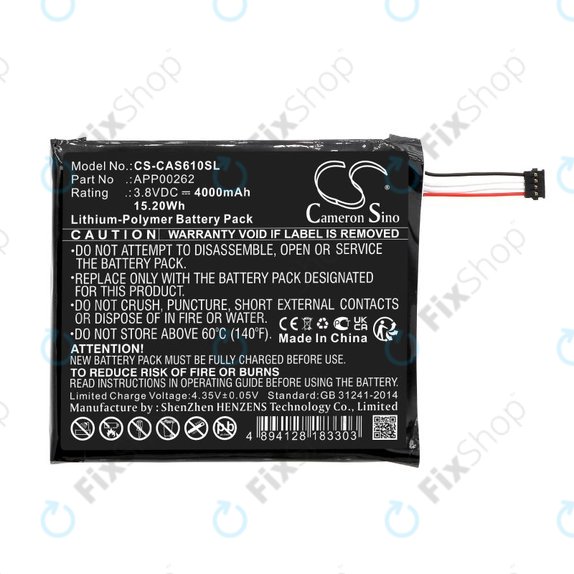 Baterija za CAT S61, 4000mAh, Li-Pol, 3.8V, APP00262, HQ