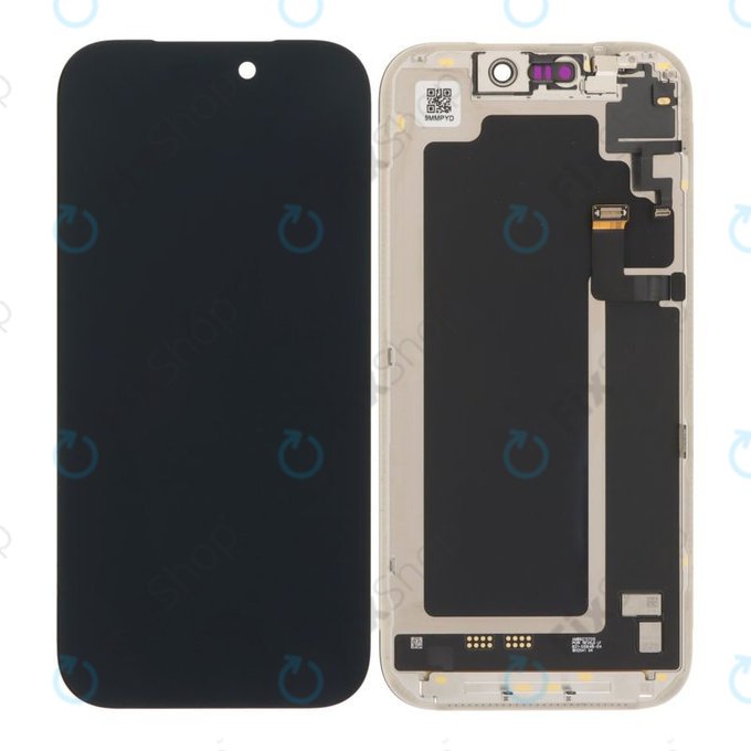 Zaslon Soft OLED 120Hz za iPhone 17 Pro - Dodirno staklo + Okvir, DIAGNOSTIC