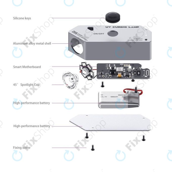 2UUL UV lampa za polimerizaciju (velikog kapaciteta)