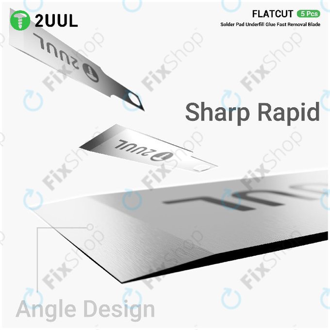 Oštrice za uklanjanje underfill ljepila, ravni rez, 2UUL DA28, 5kom/pak