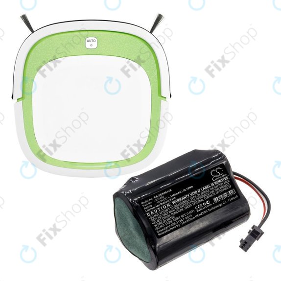 Baterija za Ecovacs Deebot Slim, D36, 3400mAh, Li-Ion, 10.8V, ZJ1450, HQ