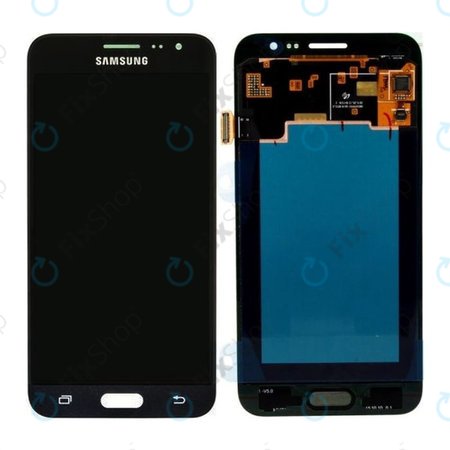 Samsung Galaxy J3 J320F (2016) - LCD zaslon + zaslon osjetljiv na dodir (crni) - GH97-18414C, GH97-18748C Originalni servisni paket