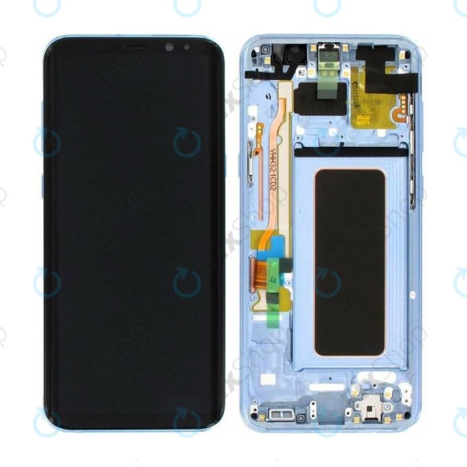 Samsung Galaxy S8 Plus G955F - LCD zaslon + zaslon osjetljiv na dodir + okvir (koraljno plava) - GH97-20470D, GH97-20564D, GH97-20565D Originalni servisni paket