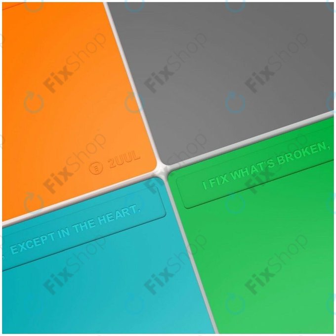 2UUL - ESD antistatički silikonski jastučić otporan na toplinu s premazom protiv prašine - 40 x 28 cm (plavi)