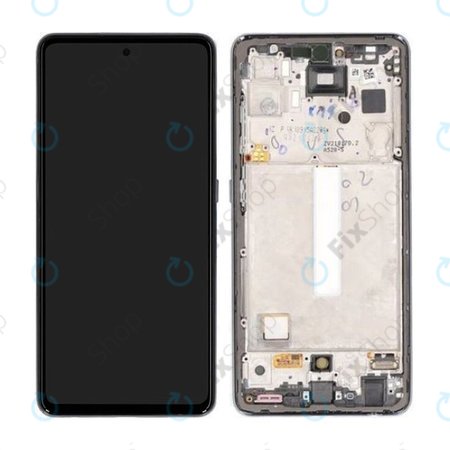 Samsung Galaxy A52s 5G A528B - LCD zaslon + zaslon osjetljiv na dodir + okvir (Fantastična crna) - GH82-26861A, GH82-26863A, GH82-26910A, GH82-26909A Originalni servisni paket