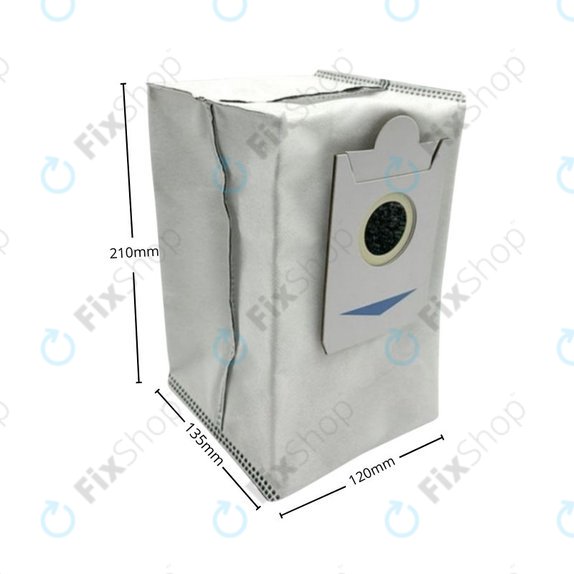 Vrećica za prašinu, 3 kom, Aktivni ugljen za Ecovacs Deebot X2-series, X5-series