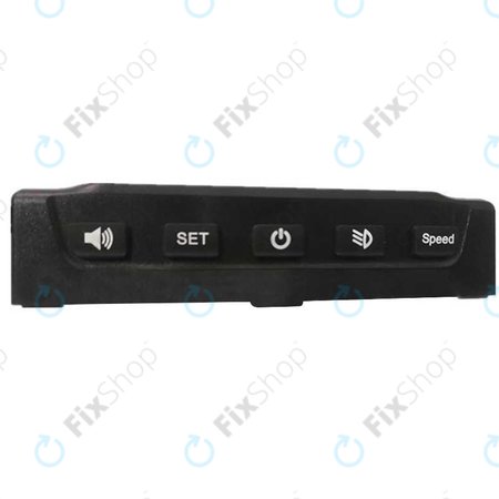 Kugoo S1, S1 Pro, S2, S3 - Set nadzorne ploče (plastični poklopac zaslona, poluga gasa, kočnice, poklopac LED svjetla)