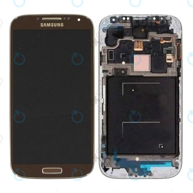 Samsung Galaxy S4 i9506 LTE - LCD zaslon + zaslon osjetljiv na dodir + okvir (smeđi) - GH97-15202E Originalni servisni paket