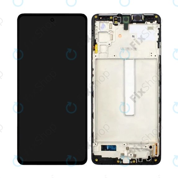 Samsung Galaxy M52 5G M526B - LCD zaslon + zaslon osjetljiv na dodir + okvir (Black) TFT