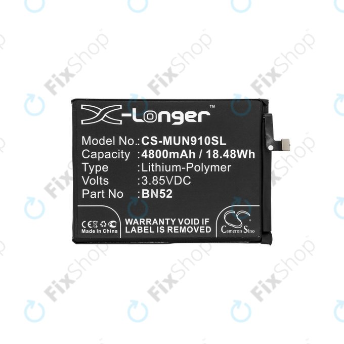 Xiaomi Redmi Note 9 Pro - Baterija BN52 4800mAh HQ