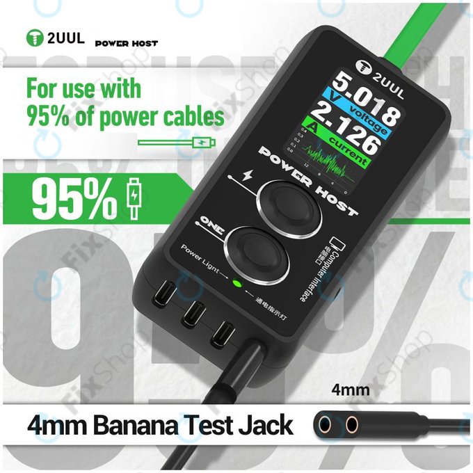 Digitalni USB-C tester napona i struje (Power Host), 2UUL PW15