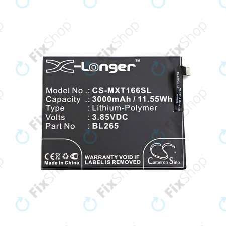 Motorola Moto M XT1663 - Baterija BL265 3000mAh HQ