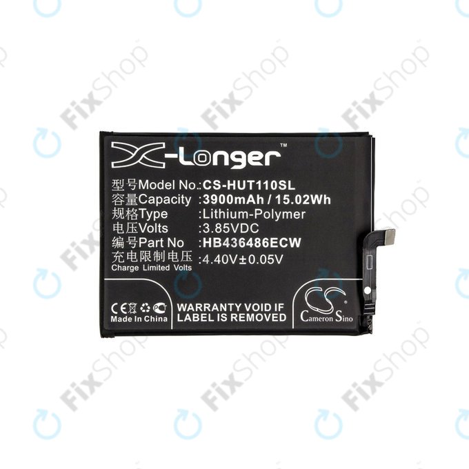 Huawei Mate 10 Lite, Mate 10 Pro, Mate 20, Nova 2i, P20 Pro, Honor View 20 - Baterija HB436486ECW 3900mAh HQ