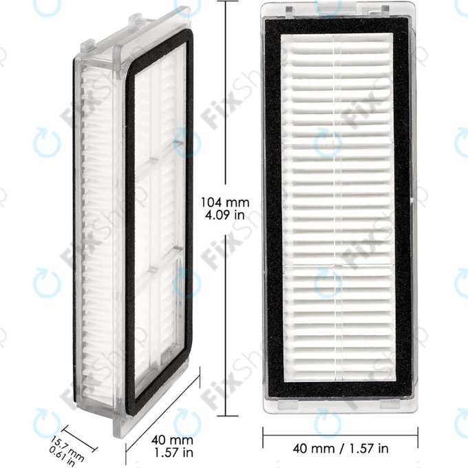 HEPA filter, 2 kom za Xiaomi Dreame L20 Ultra, X20 Pro, X20 Pro Plus