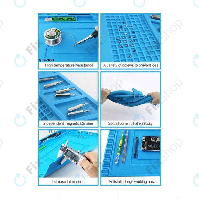 ESD antistatički silikonski jastučić otporan na toplinu - 45 x 30cm