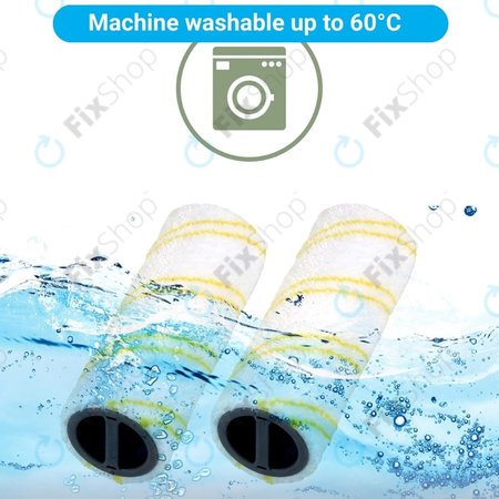 Kärcher FC 3, FC 5, FC 7 - Set valjaka za više površina (žuti)