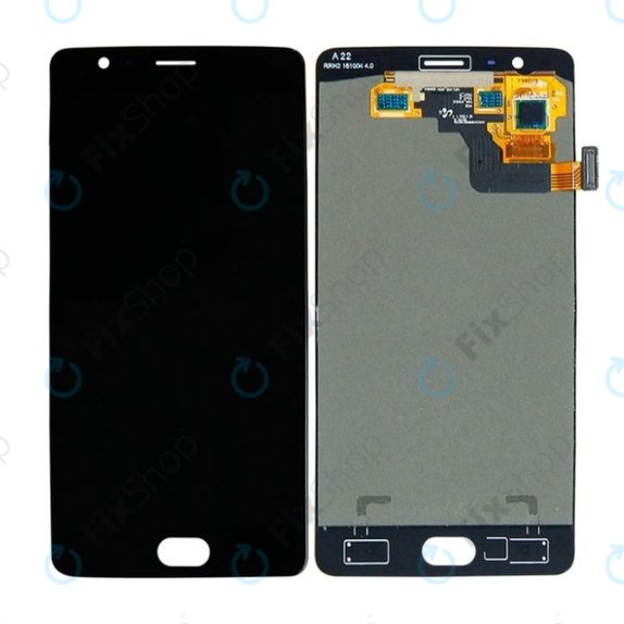 OnePlus 3, 3T - LCD zaslon + zaslon osjetljiv na dodir (Black) TFT