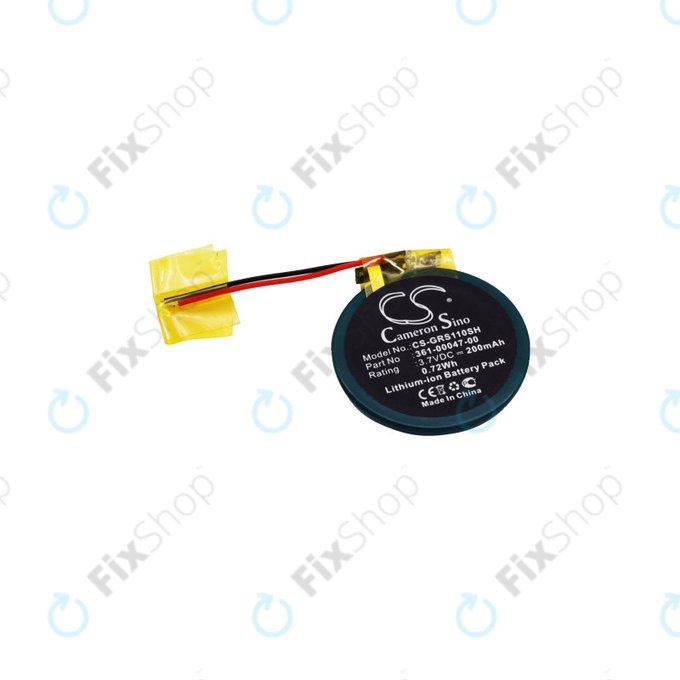 Baterija za Garmin Approach S1, S3, S4, Forerunner 110, 210, S1, 200mAh, Li-Ion, 3.7V, 361-00047-00, HQ