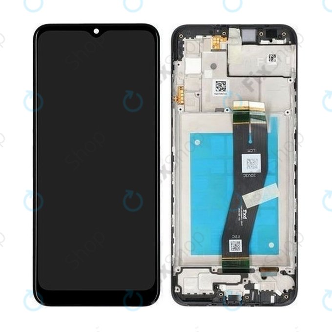 Samsung Galaxy A02s A026F - LCD zaslon + zaslon osjetljiv na dodir + okvir (crni) - GH81-20181A Originalni servisni paket