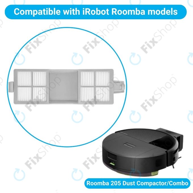 Filter za prašinu, 2 kom za iRobot Roomba 205 Dust Compactor, Dust Compactor Combo