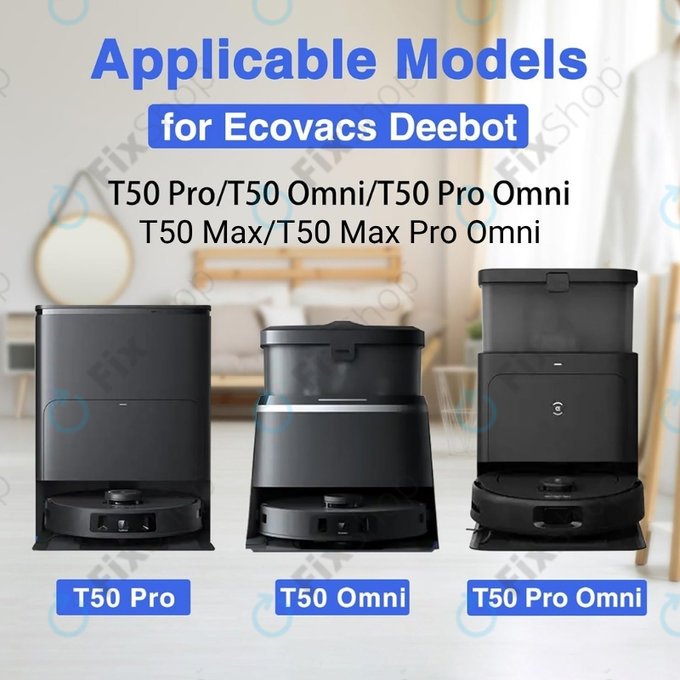 HEPA filter, 2 kom za Ecovacs Deebot T50 Omni, T50 Pro Omni, T50 Max, T50 Max Pro Omni