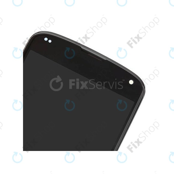LG Nexus 4 E960 - LCD zaslon + zaslon osjetljiv na dodir + okvir (Black) TFT