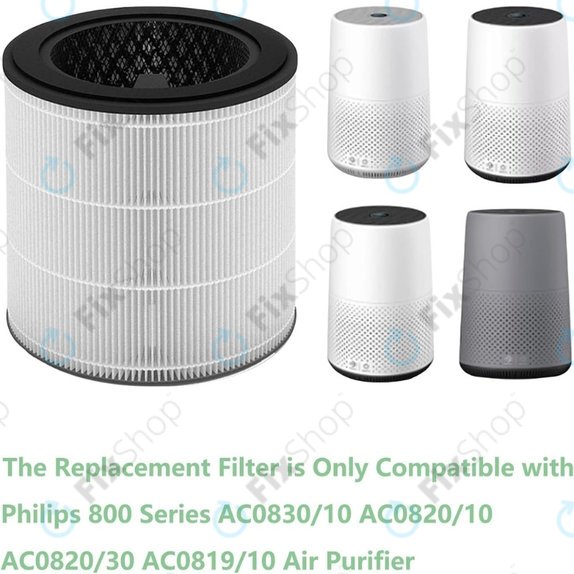Philips 800-series, AC0830/10, AC0820/10, AC0820/30, AC0819/10 - HEPA filter 3-u-1 (Aktivni ugljen)