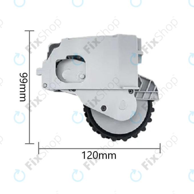 Xiaomi Dreame F9, Mi Robot Vacuum Mop (Mijia 1C), 2 Pro+ (Mijia 1T) - Kotač s motorom (lijevo) (Bijela)