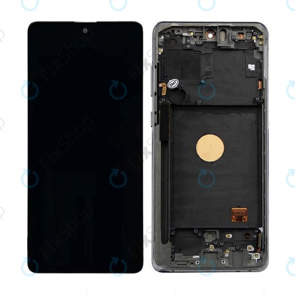 Samsung Galaxy Note 10 Lite N770F - LCD zaslon + zaslon osjetljiv na dodir + okvir (Aura Black) OLED