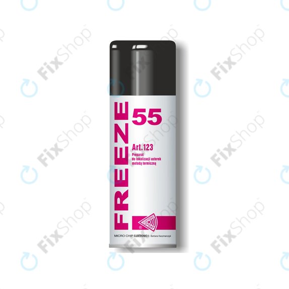 Freeze 55 - Sprej za zamrzavanje -55°C (zapaljivo, neprovodljivo) - 400 ml