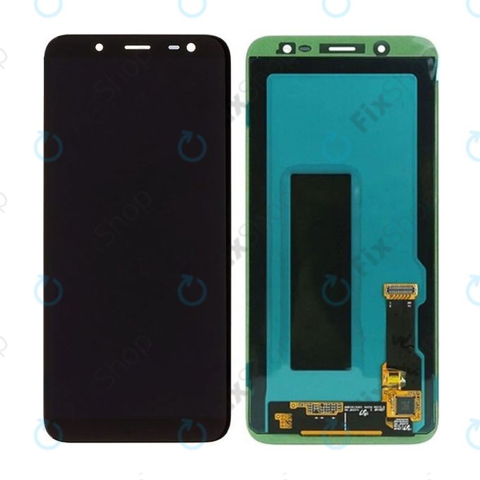 Samsung Galaxy J6 J600F - LCD zaslon + zaslon osjetljiv na dodir (crni) - GH97-21931A, GH97-22048A Originalni servisni paket