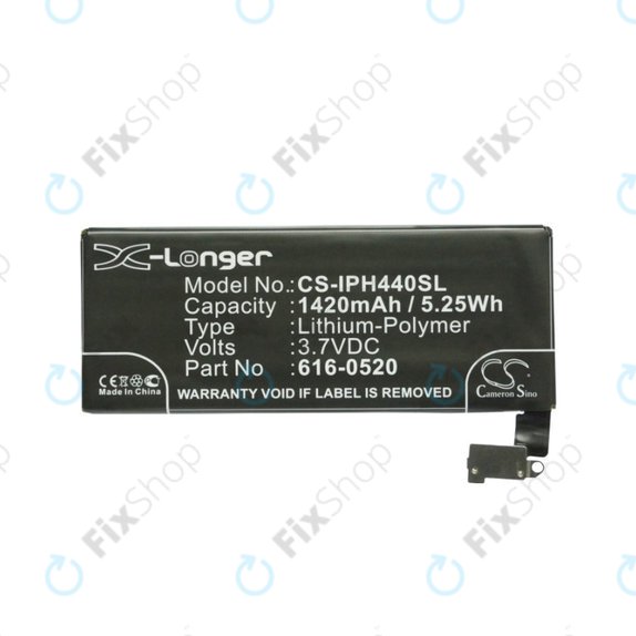 Apple iPhone 4 - Baterija 616-0520 1420mAh HQ