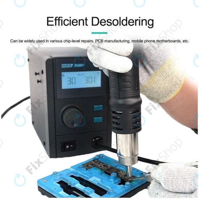 Quick 858D+ - Teplovzdušna lemilica postaja