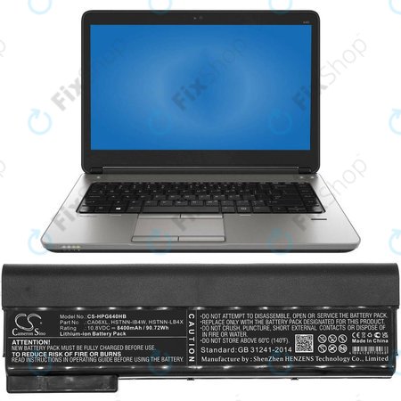 Baterija za HP ProBook 640 G1, 650 G1, 655 G1, 645 G1, 8400mAh, Li-Ion, 10.8V, CA06XL, HQ