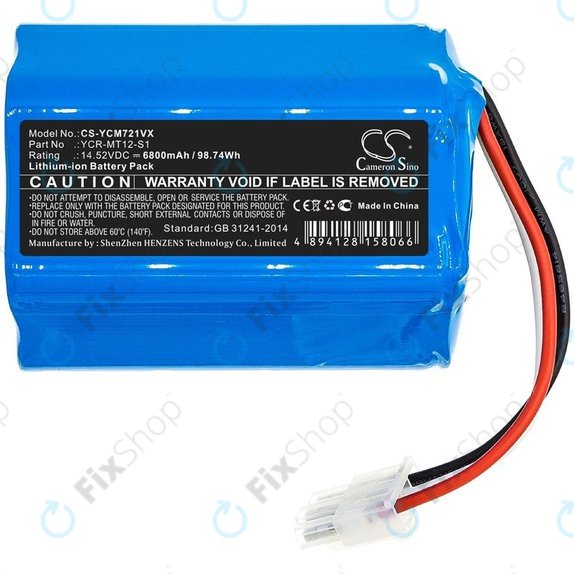 Miele Scout RX2, RX3 Home Vision - Baterija YCR-MT12-S1 Li-Ion 14.52V 6800mAh HQ