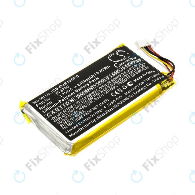 Baterija za DJI Mavic Pro, Air, Spark, 2450mAh, Li-Pol, 3.7V, 973760, HQ