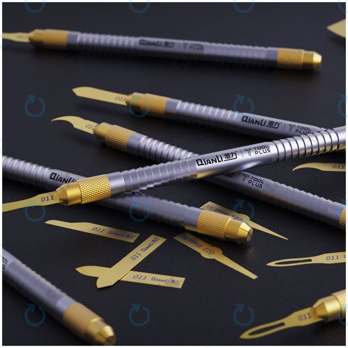 QianLi ToolPlus 011 - Ručno polirane oštrice s drškom 16u1