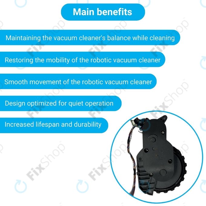 Xiaomi Roborock S5 Max, S6 Pure, S7 - Kotač s motorom (desno)