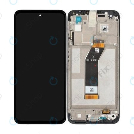 Xiaomi Redmi 10 (2022) 21121119SG 22011119UY - LCD zaslon + zaslon osjetljiv na dodir + okvir (Carbon Gray) - 560001K19S00 Originalni servisni paket