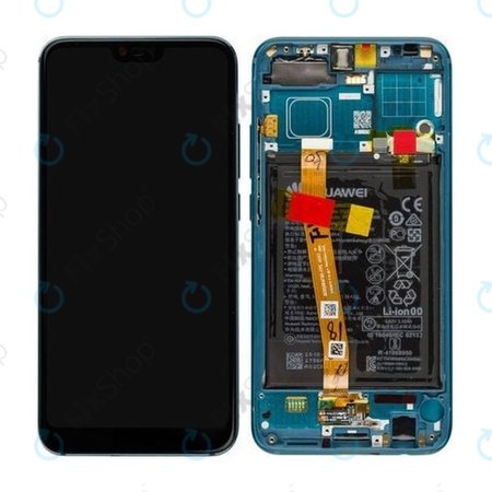 Huawei Honor 10 - LCD zaslon + zaslon osjetljiv na dodir + okvir + baterija (Phantom Green) - 02351YDB