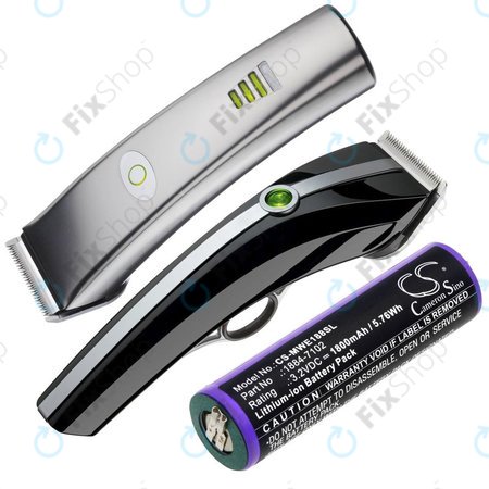 Baterija za Moser Ermila 1884, 1885, Wahl 1884 LI+PRO, Wahl Ermila 1884, 1885, 1800mAh, LiFePO4, 3.2V, -, HQ
