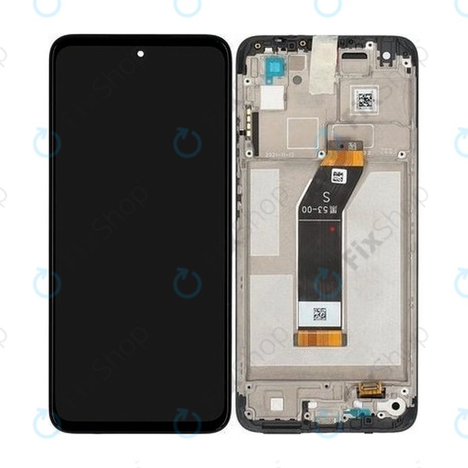 Xiaomi Redmi 10 (2022) 21121119SG 22011119UY - LCD zaslon + zaslon osjetljiv na dodir + okvir (Carbon Gray) - 560001K19S00 Originalni servisni paket