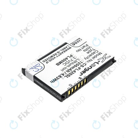 Baterija za Fujitsu Siemens Loox N560, N520, N500, 420, 410, 1250mAh, Li-Ion, 3.7V, PL400MB, HQ