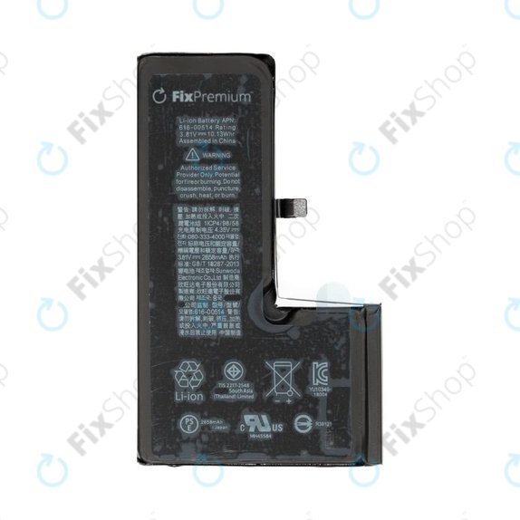Apple iPhone XS - Baterija 2658mAh FixPremium (10 Pack)