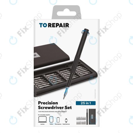 SBS - Set preciznih odvijača s magnetskom drškom 25u1