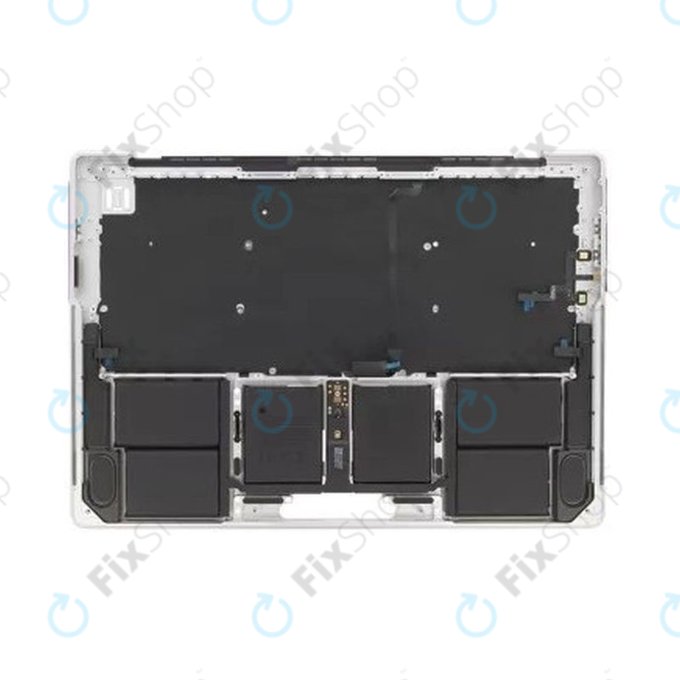Gornji okvir tipkovnice za MacBook Pro 14", A3185 (2024), s US tipkovnicom i baterijom, Silver, 661-50211, Genuine Apple